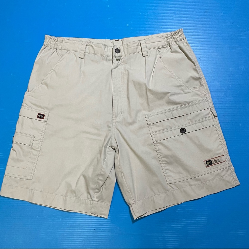 Point Zero Light Tan Cargo Shorts‎